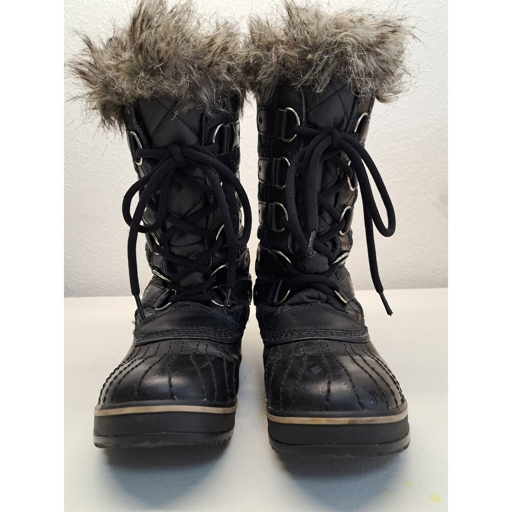 Sorel Tofino Women's Black Grey Waterproof Winter Boots Size 7